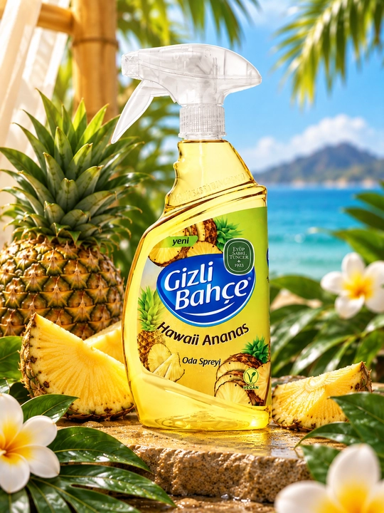 Освежитель воздуха Gizli Bahçe New Generation Hawaii Pineapple, 500 мл