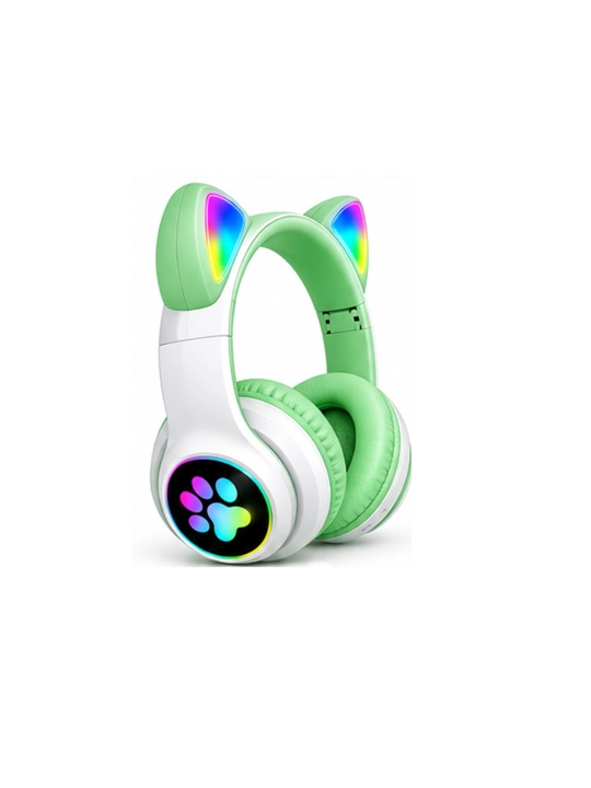 Simsiz Bluetooth quloqchinlar STN-28, yoritiladigan mushuk quloqlari bilan