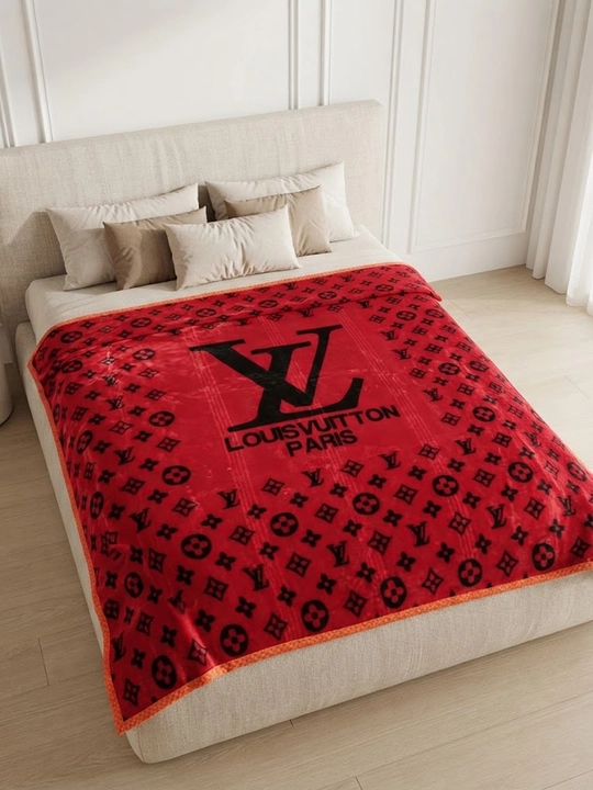 Корейское двухслойное теплое двуспальное одеяло LV 2x2.20 м - 