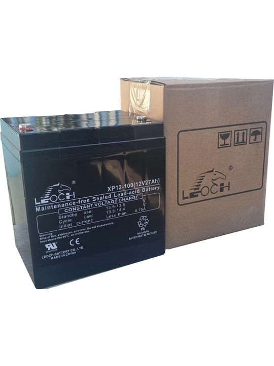 Аккумулятор Leoch XP12-100 12V 27Ah свинцово-кислотный для ИБП, UPS, охранных систем