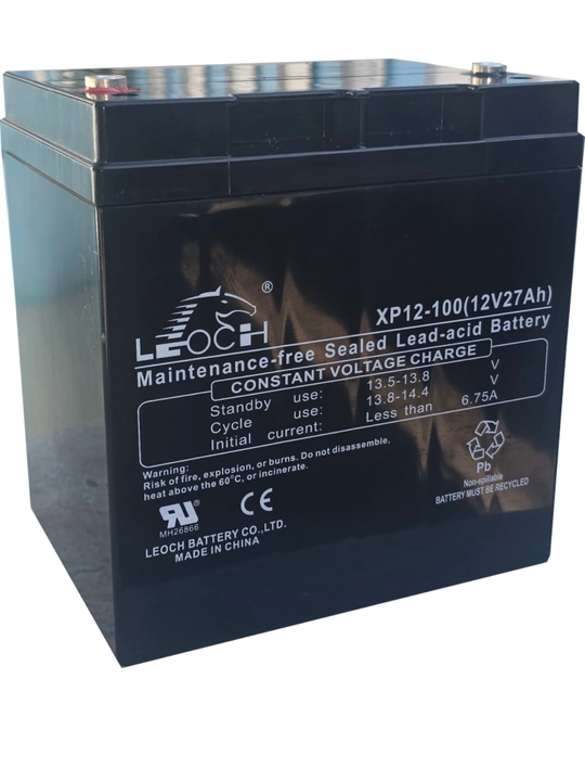 Аккумулятор Leoch XP12-100 12V 27Ah свинцово-кислотный для ИБП, UPS, охранных систем
