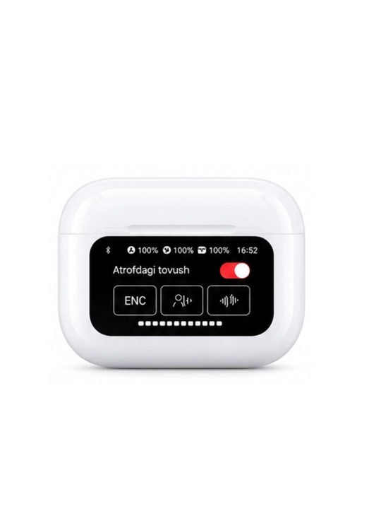 A Pods Simsiz quloqchinlar Pro 3, sensorli, iPhone va Android uchun, Bluetooth