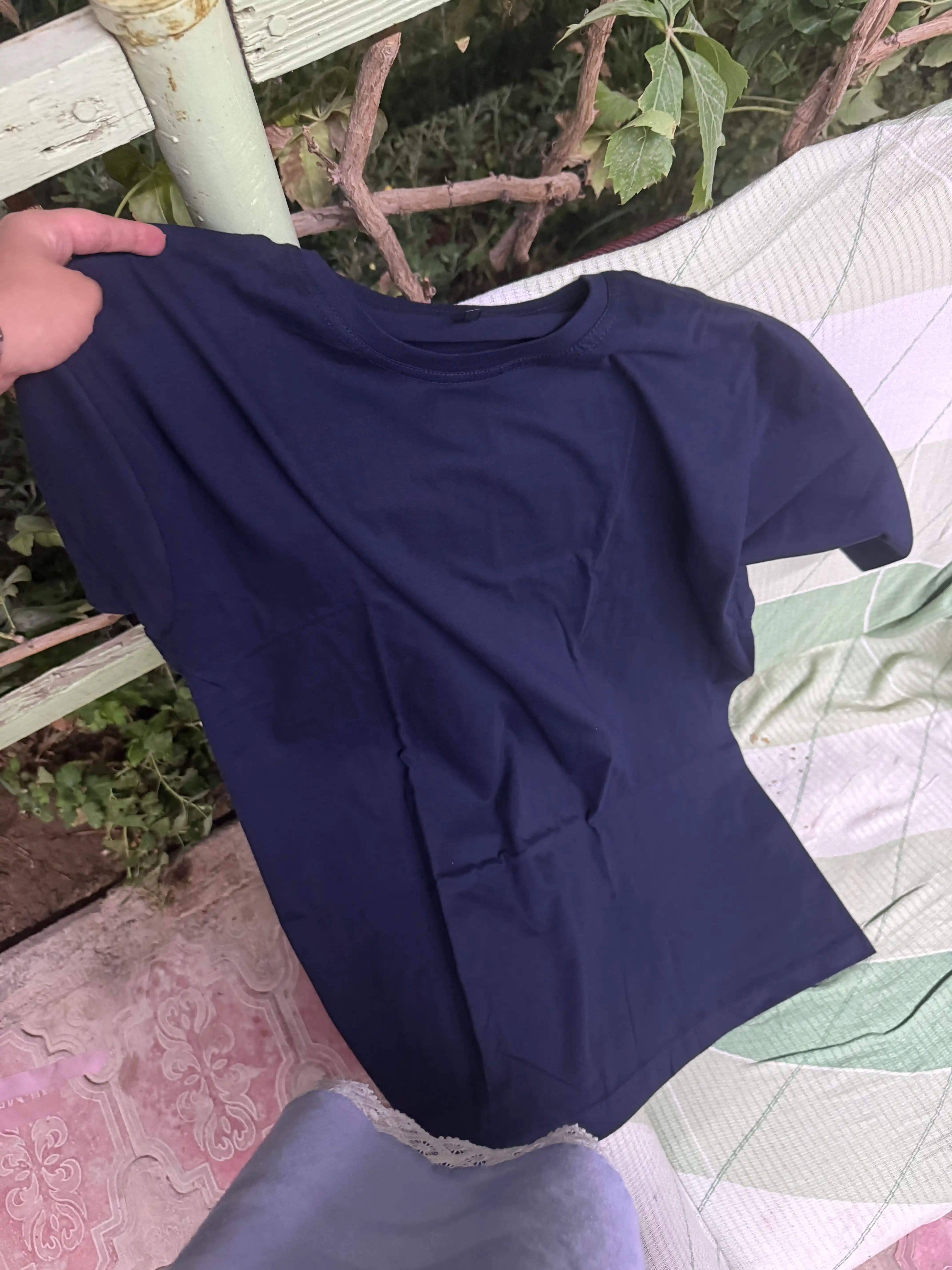 Футболка базовая мужская и женская, однотонная, 100% хлопок, S-4XL, ORZU-TEKS