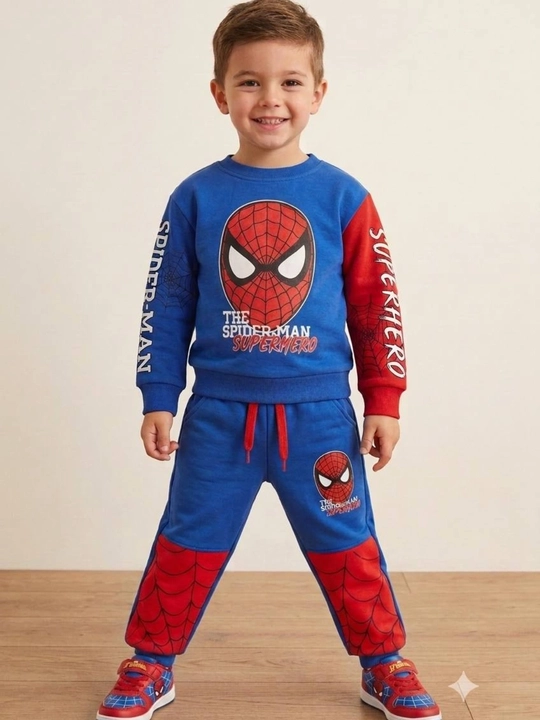 Bolalar sport kostyumi Spider-Man, o‘g‘il bolalar uchun, kofta va shim
