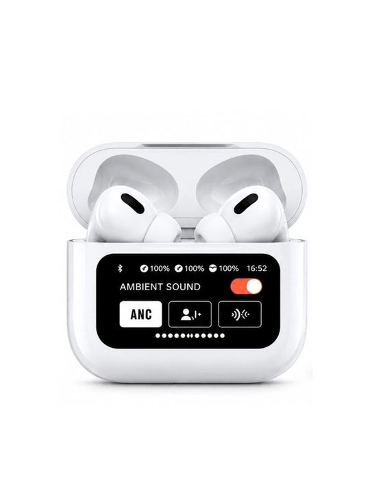 A pods simsiz Pro 2 quloqchinlari, sensorli ekran, iPhone va Android bilan, Bluetooth bilan