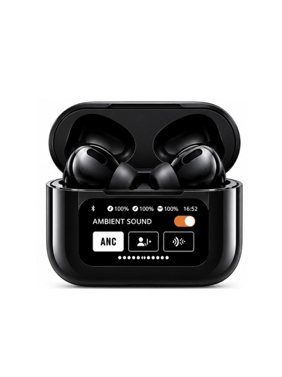 A pods simsiz Pro 2 quloqchinlari, sensorli ekran, iPhone va Android bilan, Bluetooth bilan