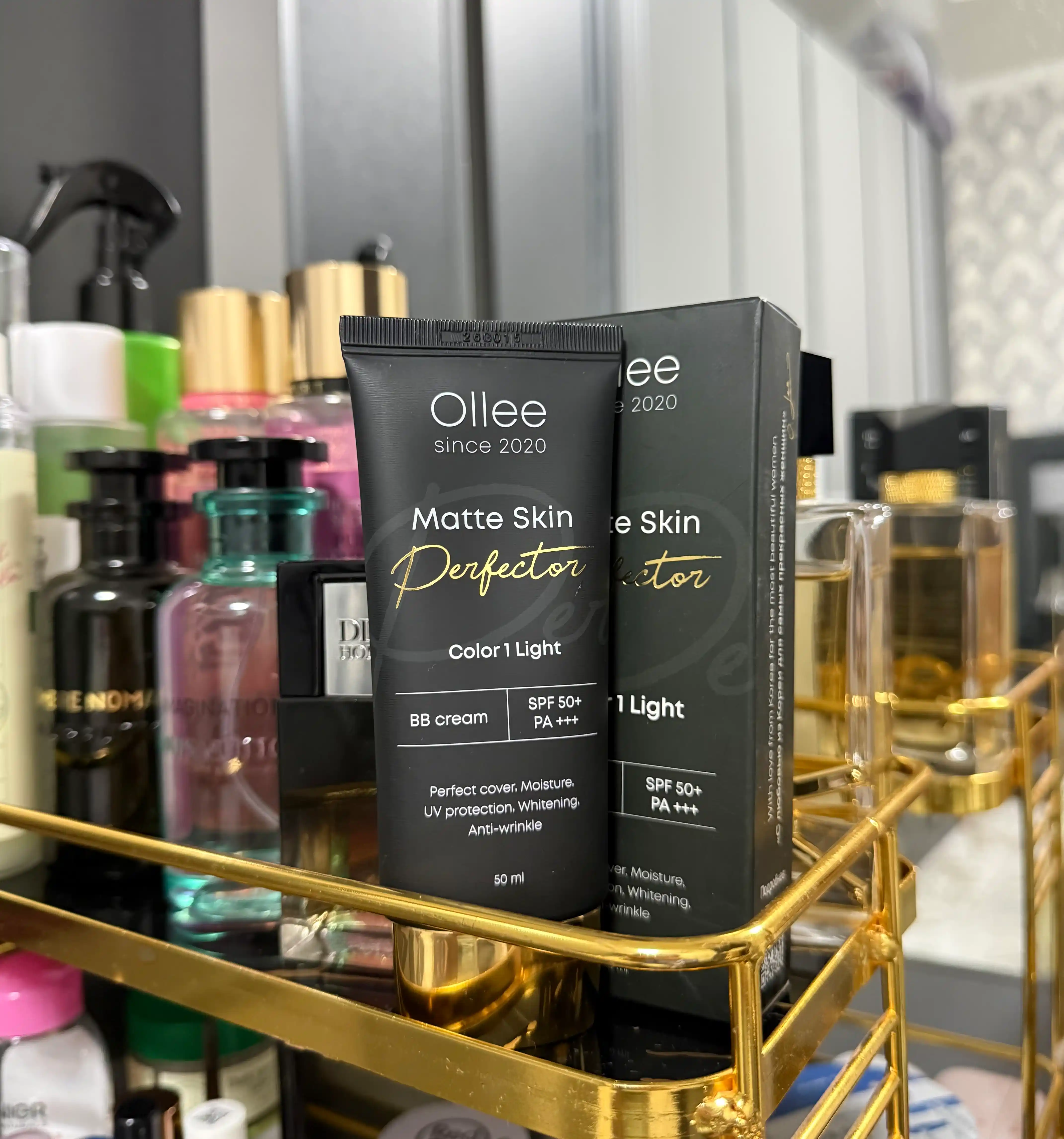 Крем BB для лица OLLEE Matte Skin Perfector матирующий SPF50+ для ровного тона, 50 мл