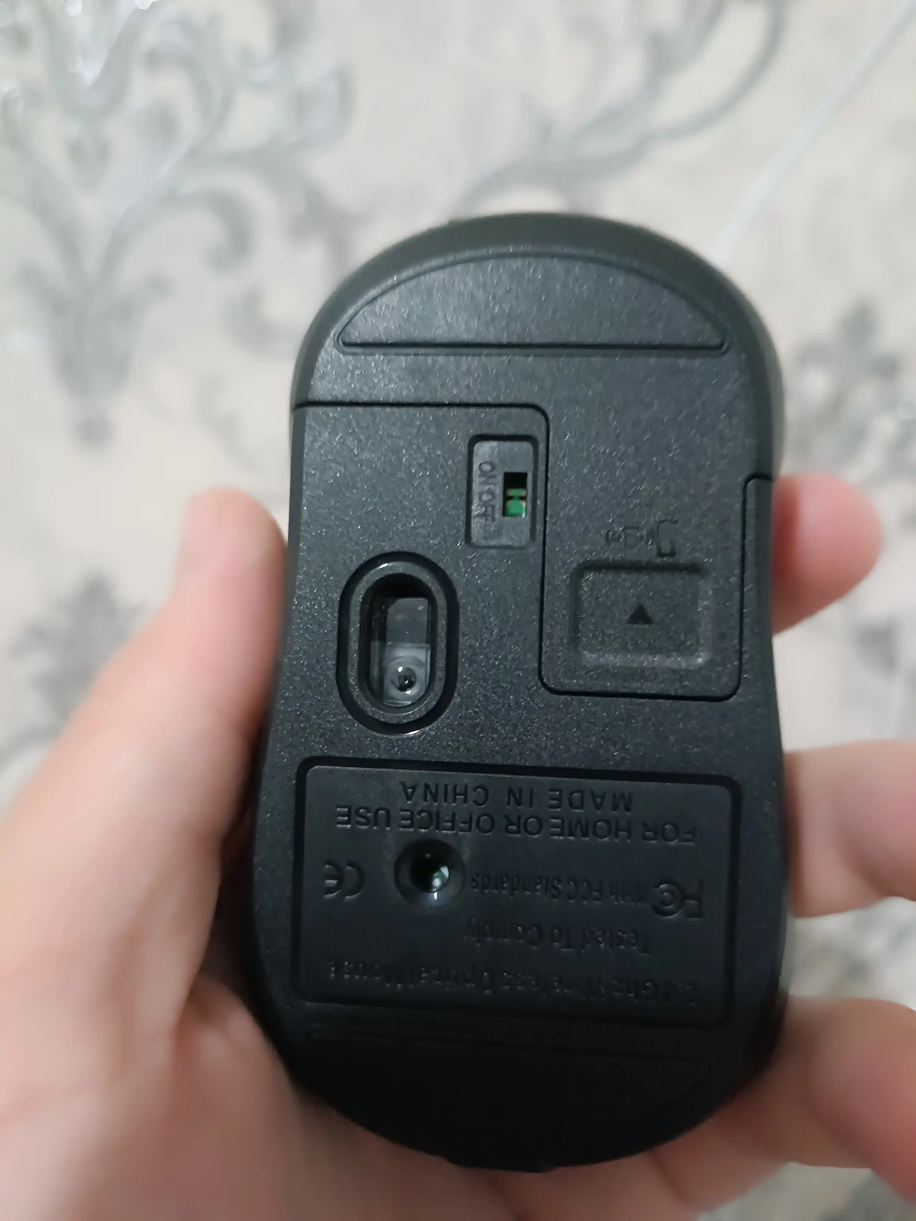 Ergonomik simsiz sichqoncha M186, ish va o'yin uchun, USB ulanish