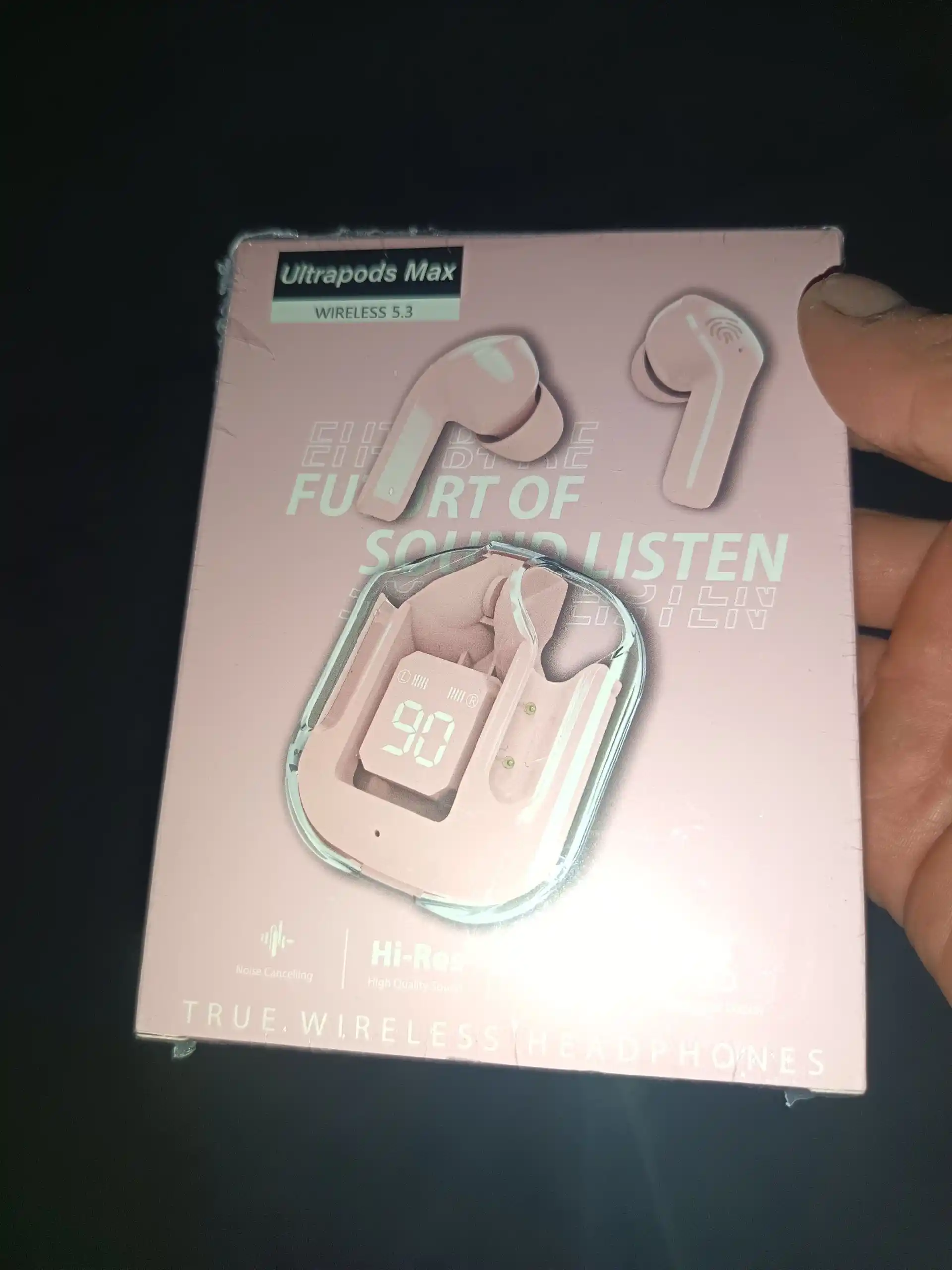 Simsiz quloqchinlar Air31 Hi-Fi naushnik,display va mikrafonli, barcha telefonlar uchun