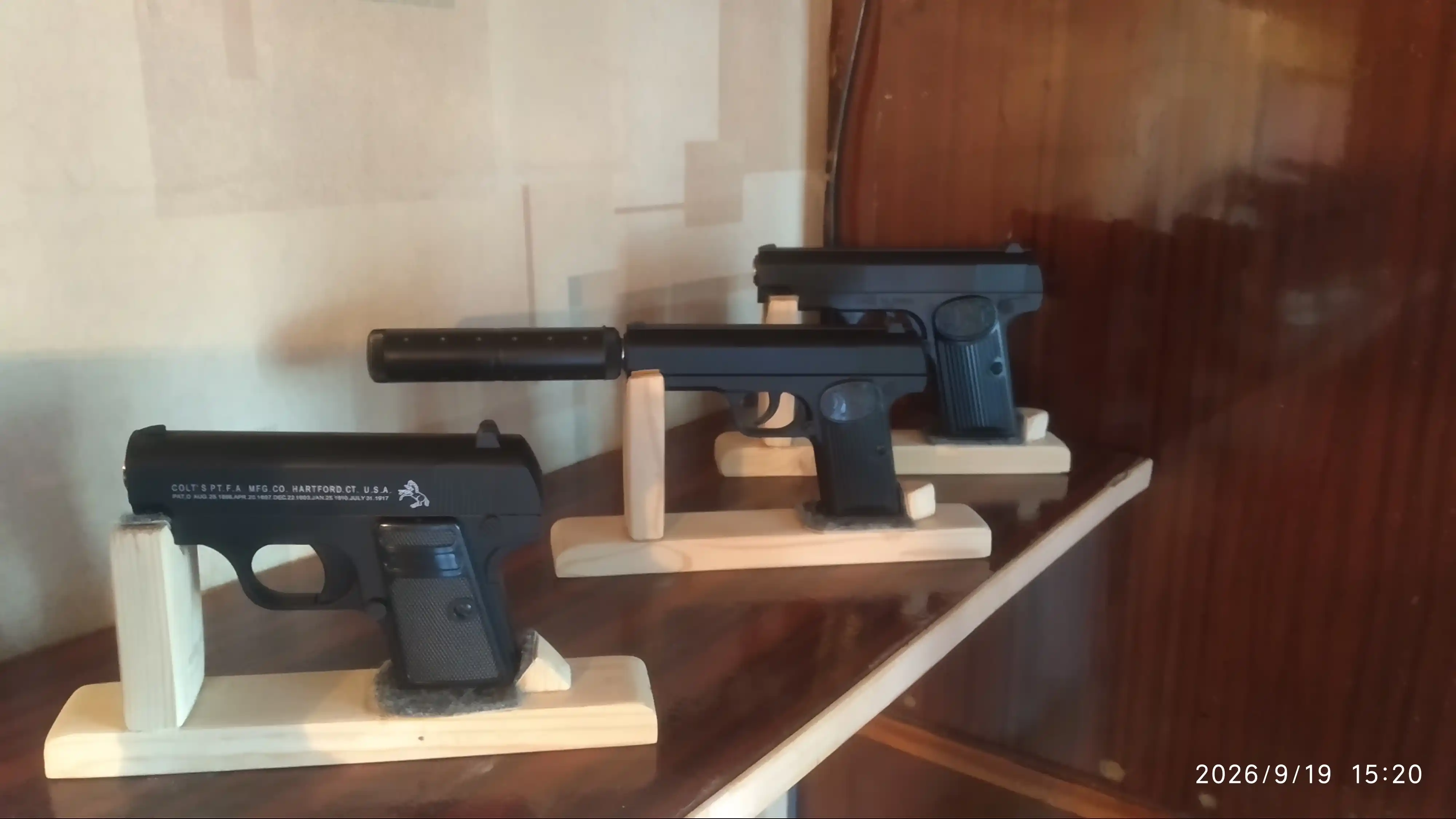 Glock AirSoft quroli, bolalar uchun metall to'pponcha, pnevmatik