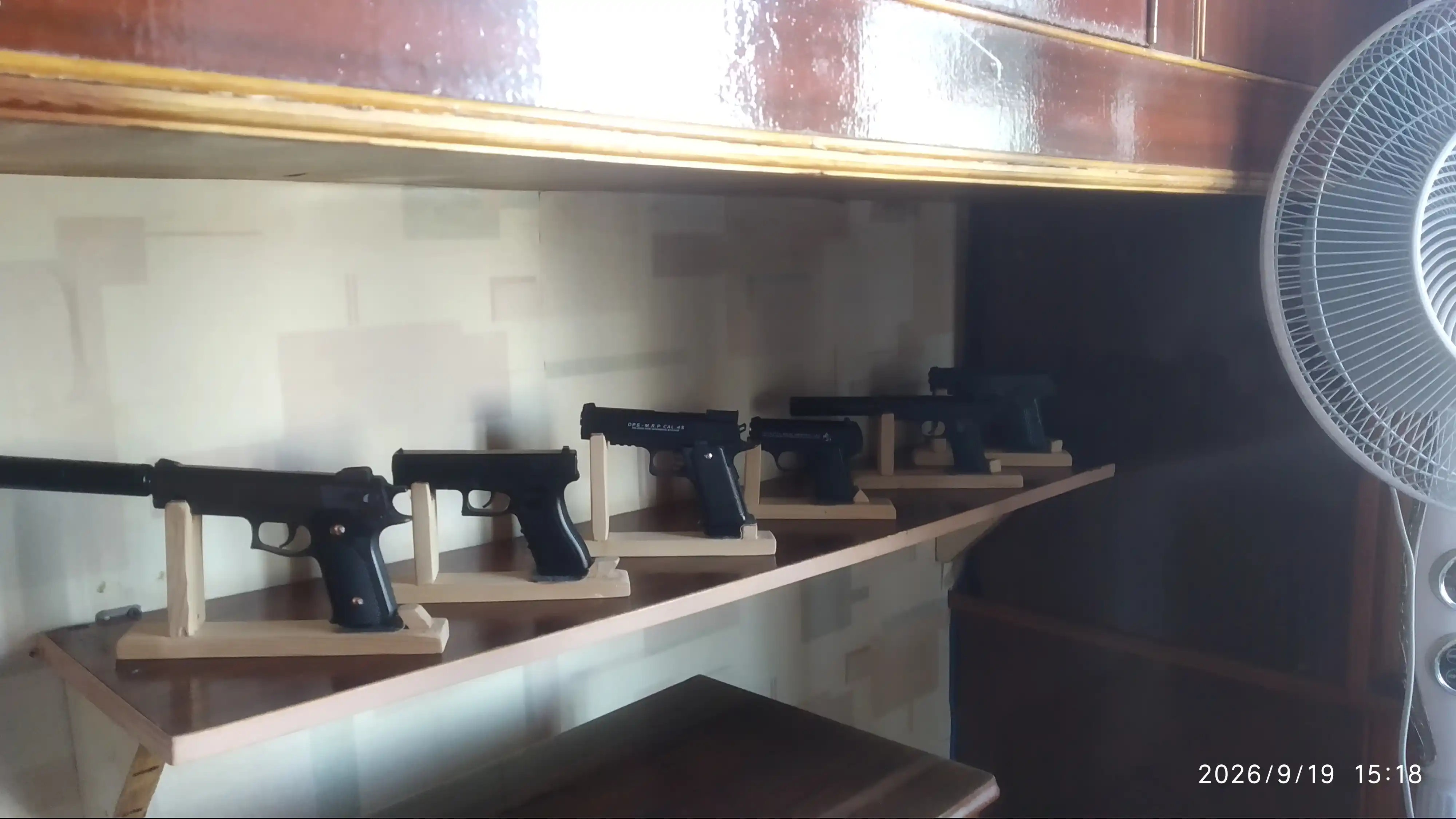 Glock AirSoft quroli, bolalar uchun metall to'pponcha, pnevmatik