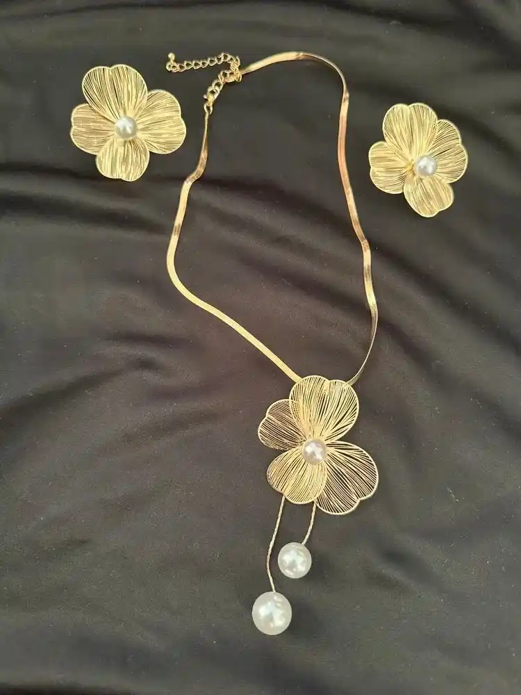 Taqinchoqlar nabor marjon/choker, va ziraklar, ayollar bo'yin zanjiri, sovg'a uchun