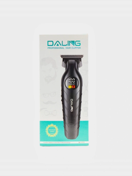 Триммер Daling для стрижки волос и бороды, T-образные лезвия, Smart-дисплей, USB-зарядка