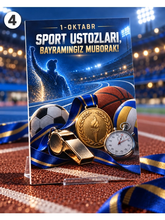 Открытка ко Дню учителя А5, матовый картон, 300 г, 1 шт