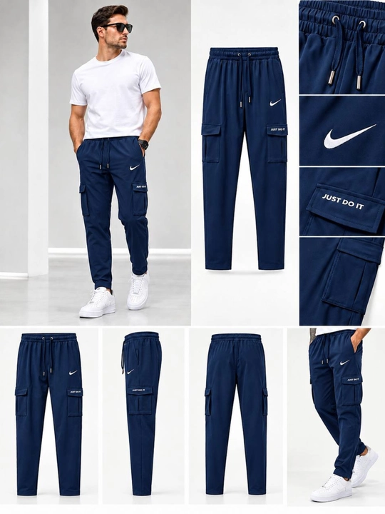 Мужские брюки Cargo Jogger – спортивный стиль, большие размеры 48–56, 3 цвета - 