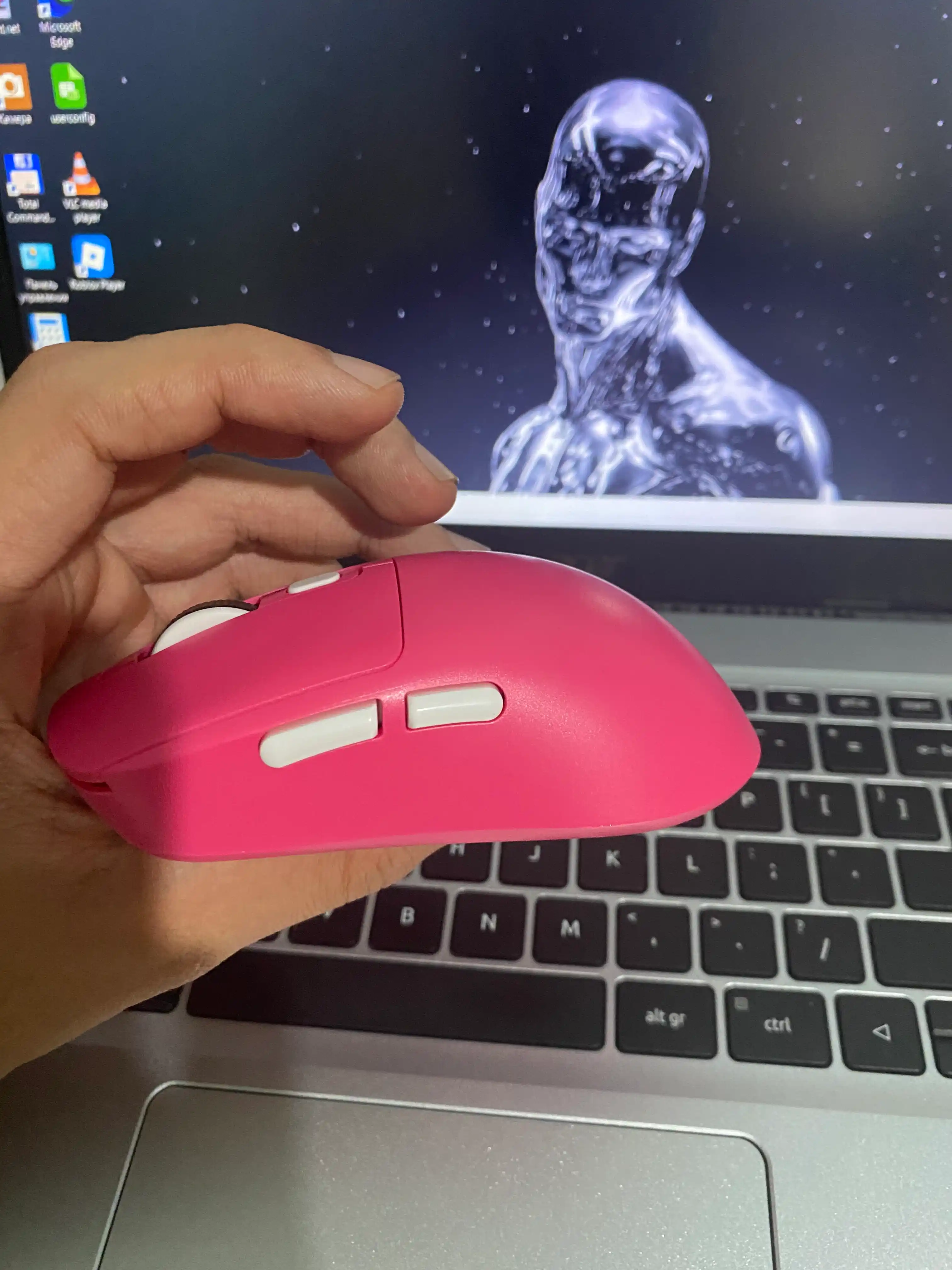Simsiz Sichqoncha PRO 8000 DPI | Bluetooth + 2.4GHz + Type-C