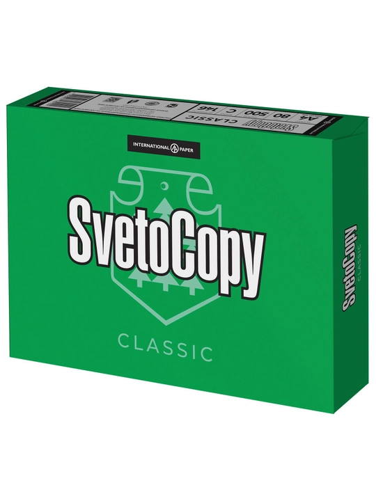 Ofis qogʻozi SvetoCopy Classic A4, 80g, 500 dona / Ofis qogʻozi SvetoCopy