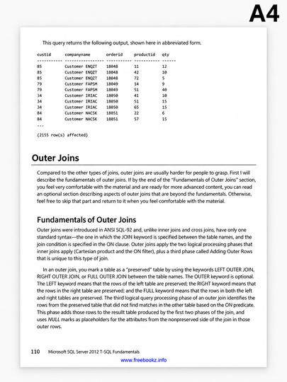 Основы T-SQL в Microsoft SQL Server 2012