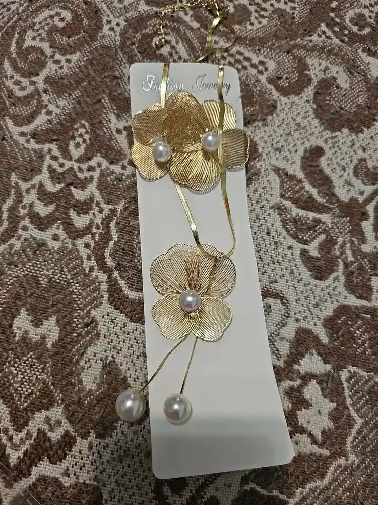 Taqinchoqlar nabor marjon/choker, va ziraklar, ayollar bo'yin zanjiri, sovg'a uchun