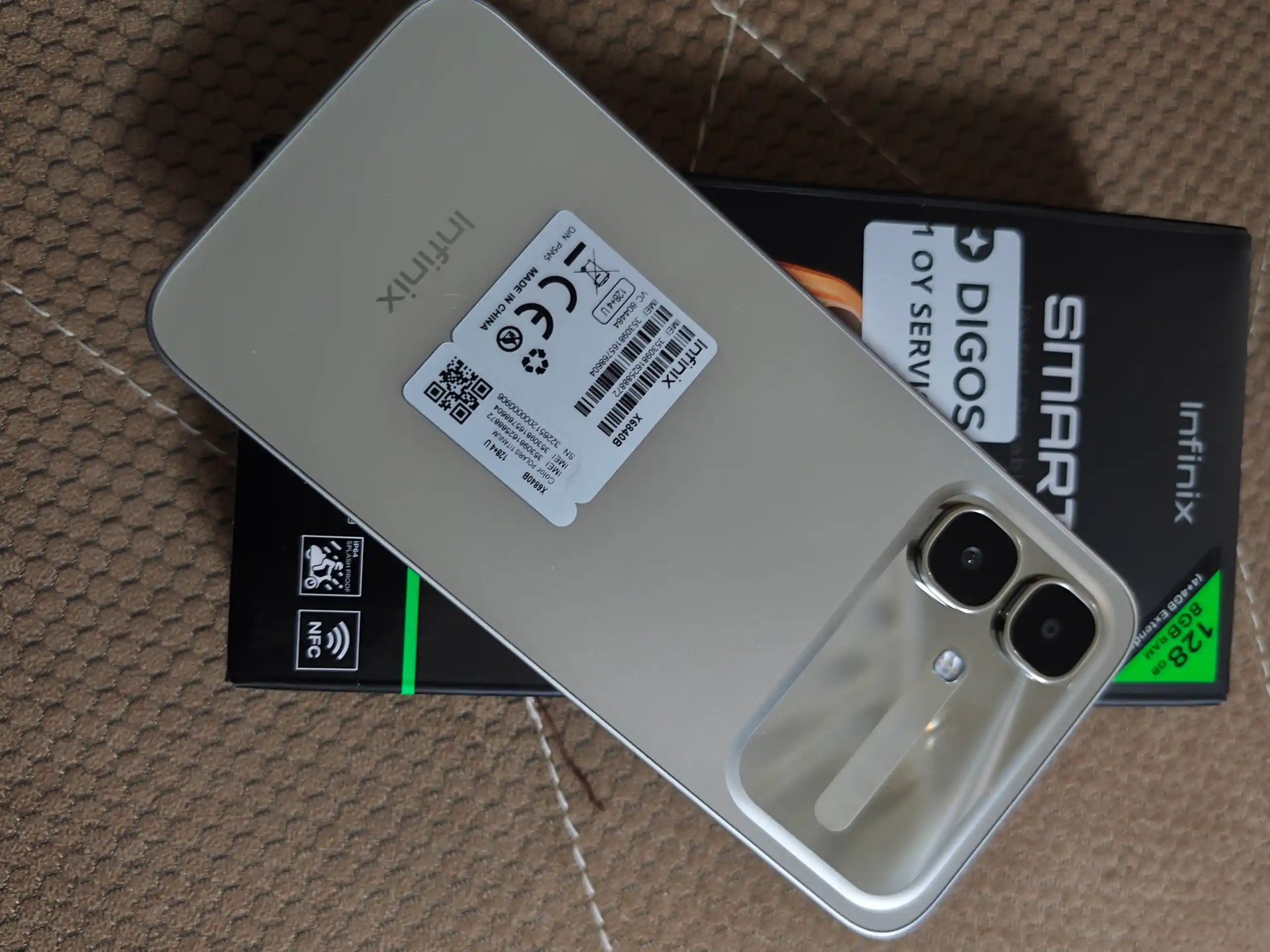 Смартфон Infinix Smart 20 4GB/128GB NFC, экран 120Гц, аккумулятор 5000 мАч
