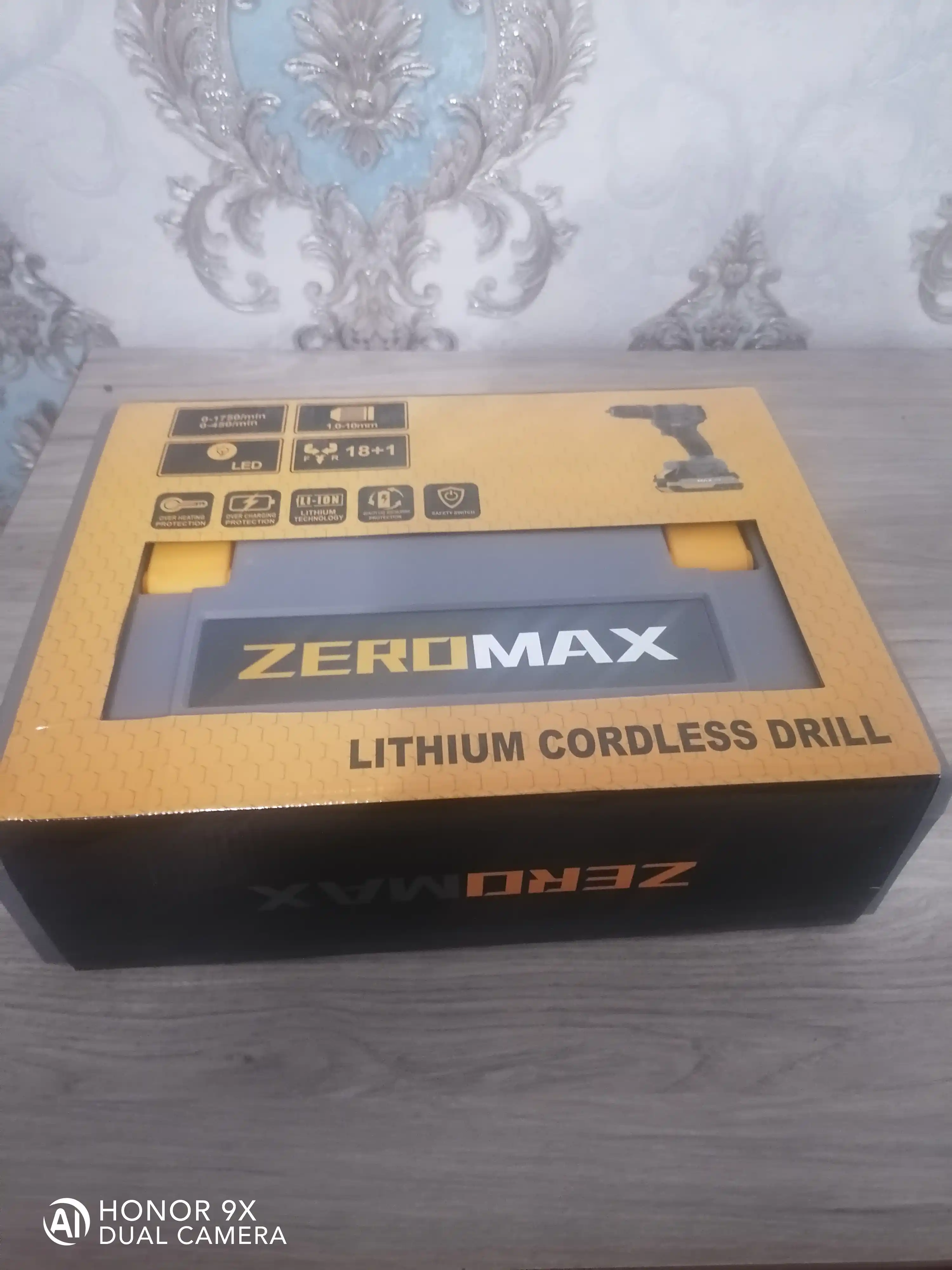 Zeromax shurup buragichi, 21 V, yuqori aylanish tezligi, ishonchli model