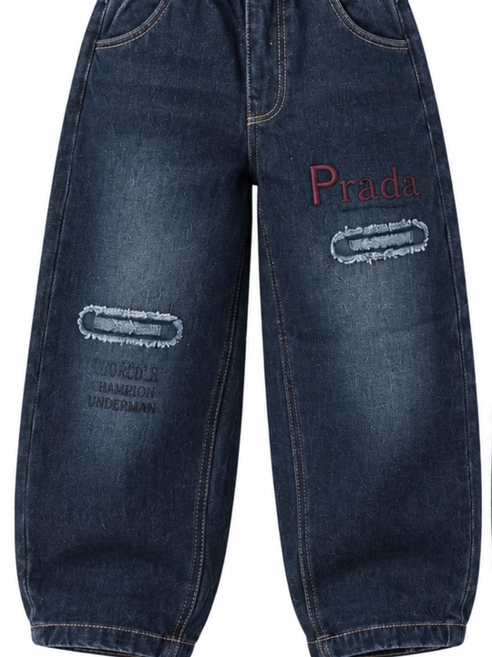 Bolalar jinsi shim, o‘g‘il bolalar jinsi, denim shim, 1-8 yosh, kundalik shim, keng jinsi