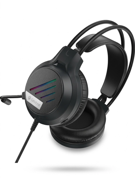 Gaming quloqchin GM2, mikrofonli, RGB yoritish, 3.5 mm + USB, kompyuter uchun