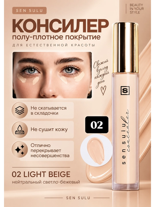 Sen Sulu Perfect Cover Fit консилер - 