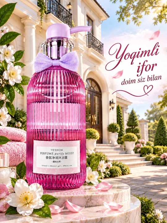 Гель для душа YESNOW Perfume Purify Moist White Tea, аромат белого чая