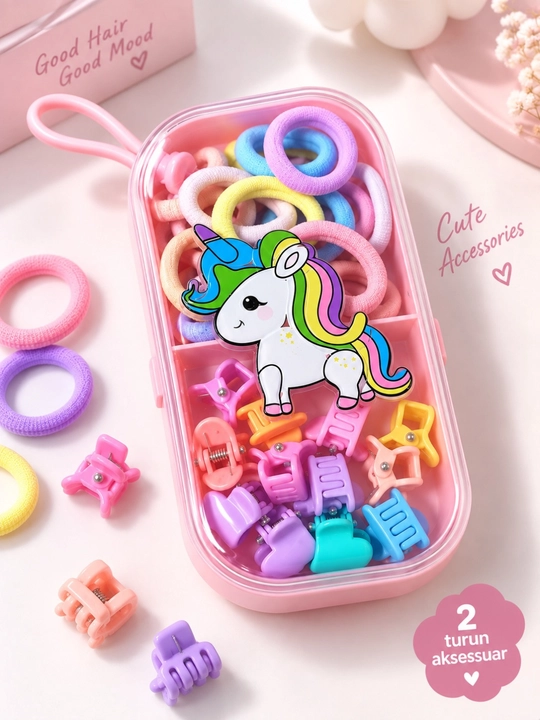 Резинки для волос, аксессуаров для волос Unicorn, резинки, заколки - 