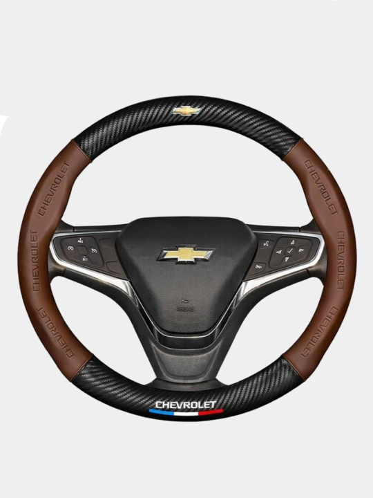 Чехол на руль автомобиля, с логотипом Chevrolet и без логотипа, карбон