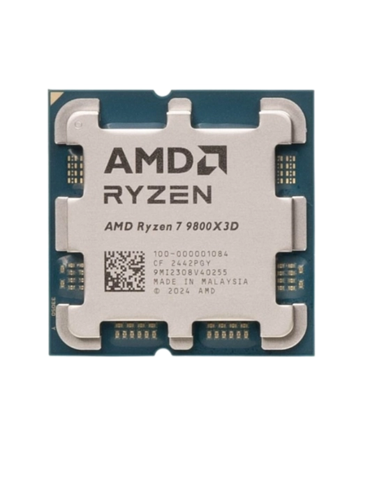 AMD Ryzen 7 9800X3D процессор, 8 ядер 16 потоков, 5.2GHz, 104MB кэш, AM5, DDR5, 3D V-Cache - 