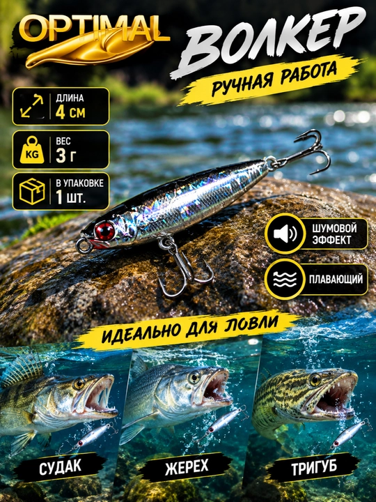 Optimal’dan 4 sm li vobler - 