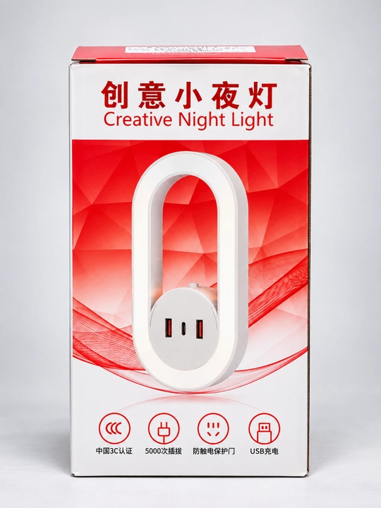 LED ночник-часы с пультом дистанционного управления