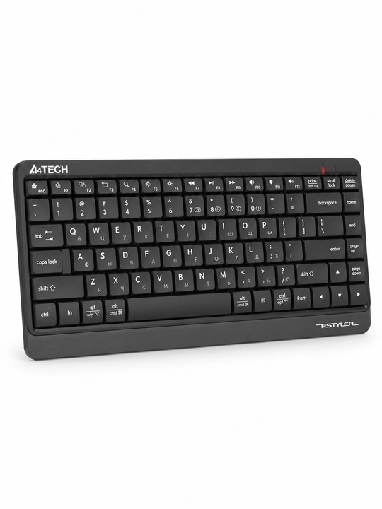 A4Tech FBK11 — Blutuz va 2.4 GHz(USB) simsiz ixcham klaviatura, 4 qurilmaga ulanish