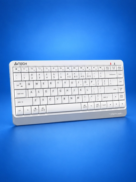 A4Tech FBK11 — Blutuz va 2.4 GHz(USB) simsiz ixcham klaviatura, 4 qurilmaga ulanish