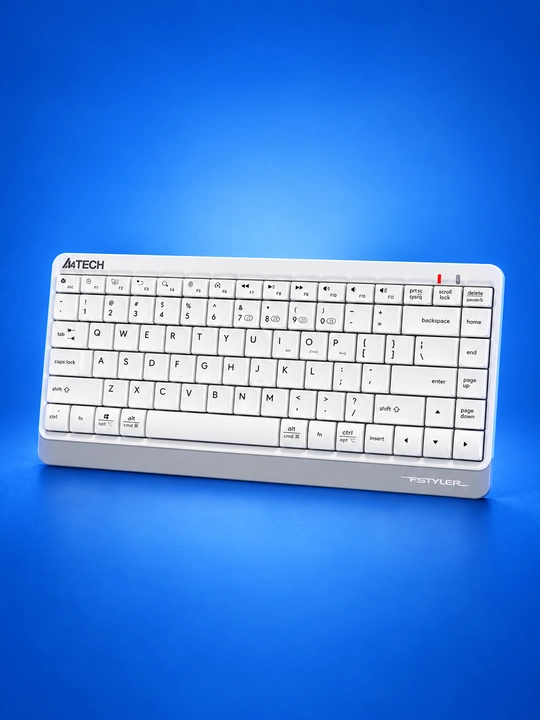 A4Tech FBK11 — Blutuz va 2.4 GHz(USB) simsiz ixcham klaviatura, 4 qurilmaga ulanish