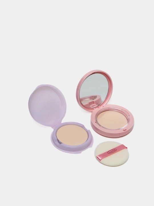Lillykay пудра для лица, компактная SPF30/40 PA++, с зеркалом и спонжем