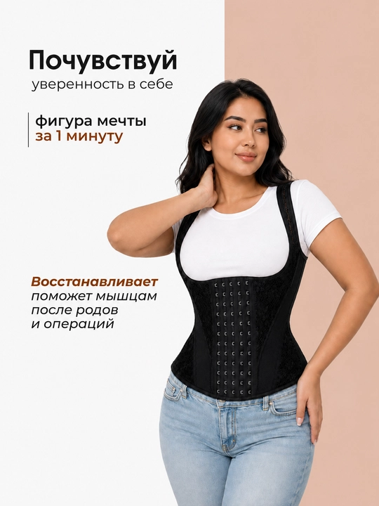 Ayollar uchun bel va qorin tortuvchi korset, ayollar korreksiyalovchi ichki kiyimi, bandaj