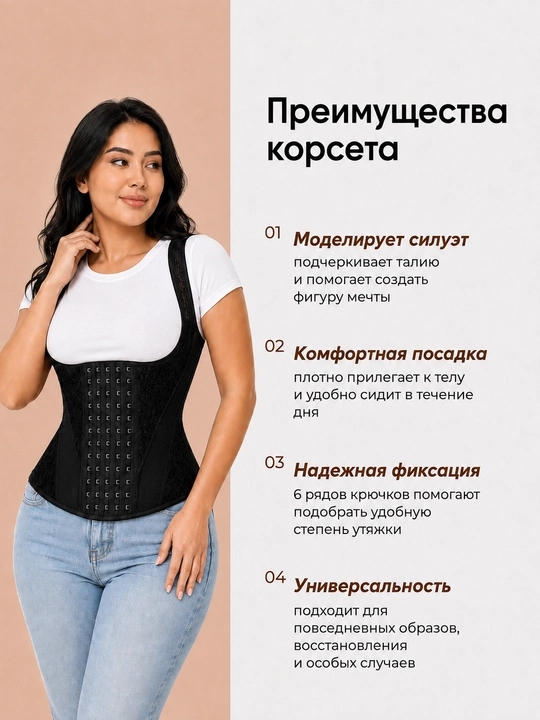 Ayollar uchun bel va qorin tortuvchi korset, ayollar korreksiyalovchi ichki kiyimi, bandaj