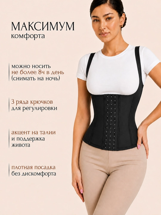 Ayollar uchun bel va qorin tortuvchi korset, ayollar korreksiyalovchi ichki kiyimi, bandaj