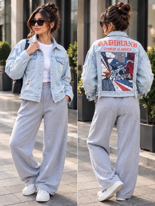 Джинсовая куртка Oversize - 