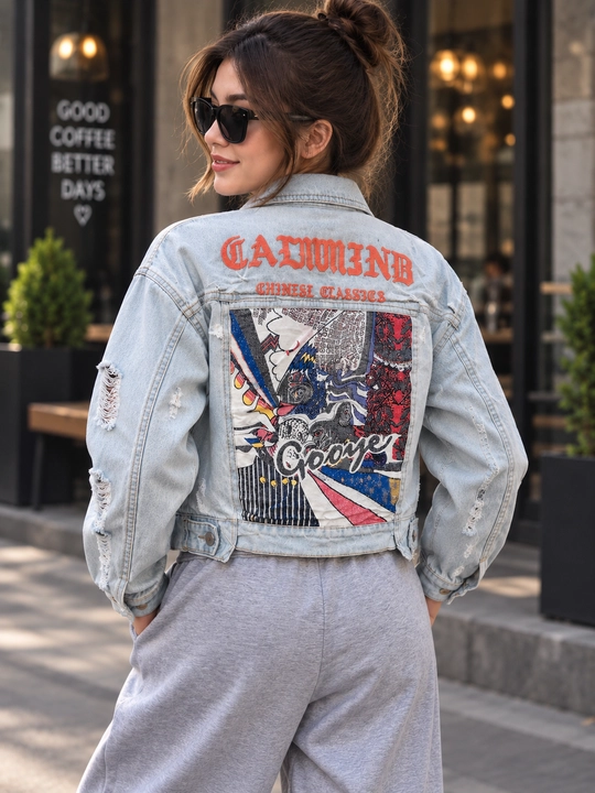 Джинсовая куртка Oversize