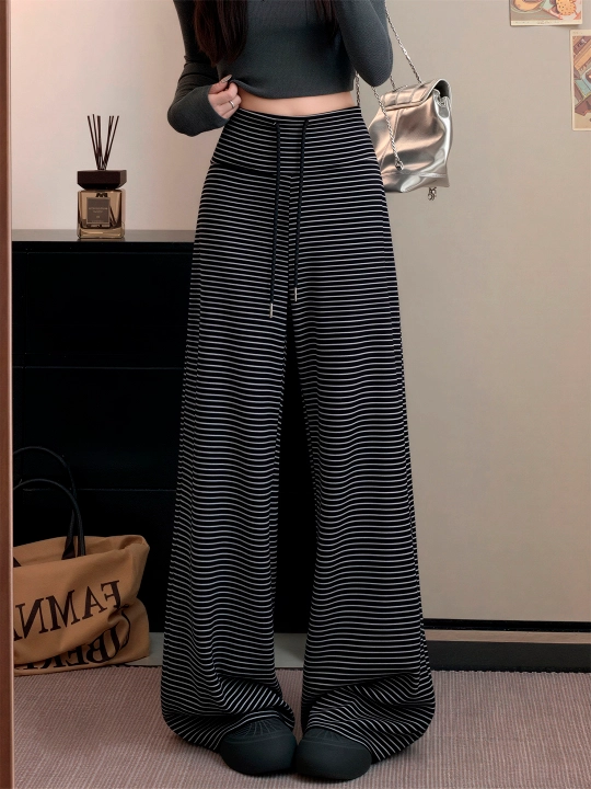 Ayollar va qizlar uchun keng sport shimi, kundalik Baggy jogger, Y2K casual uslubi