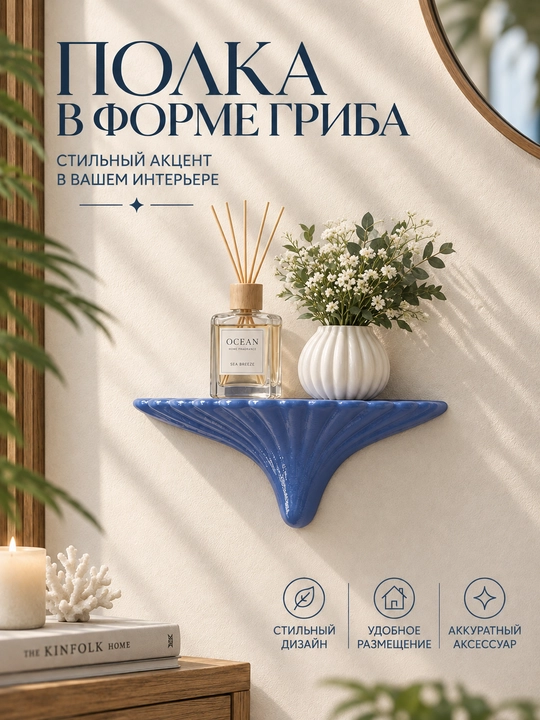Полка в форме гриба - 