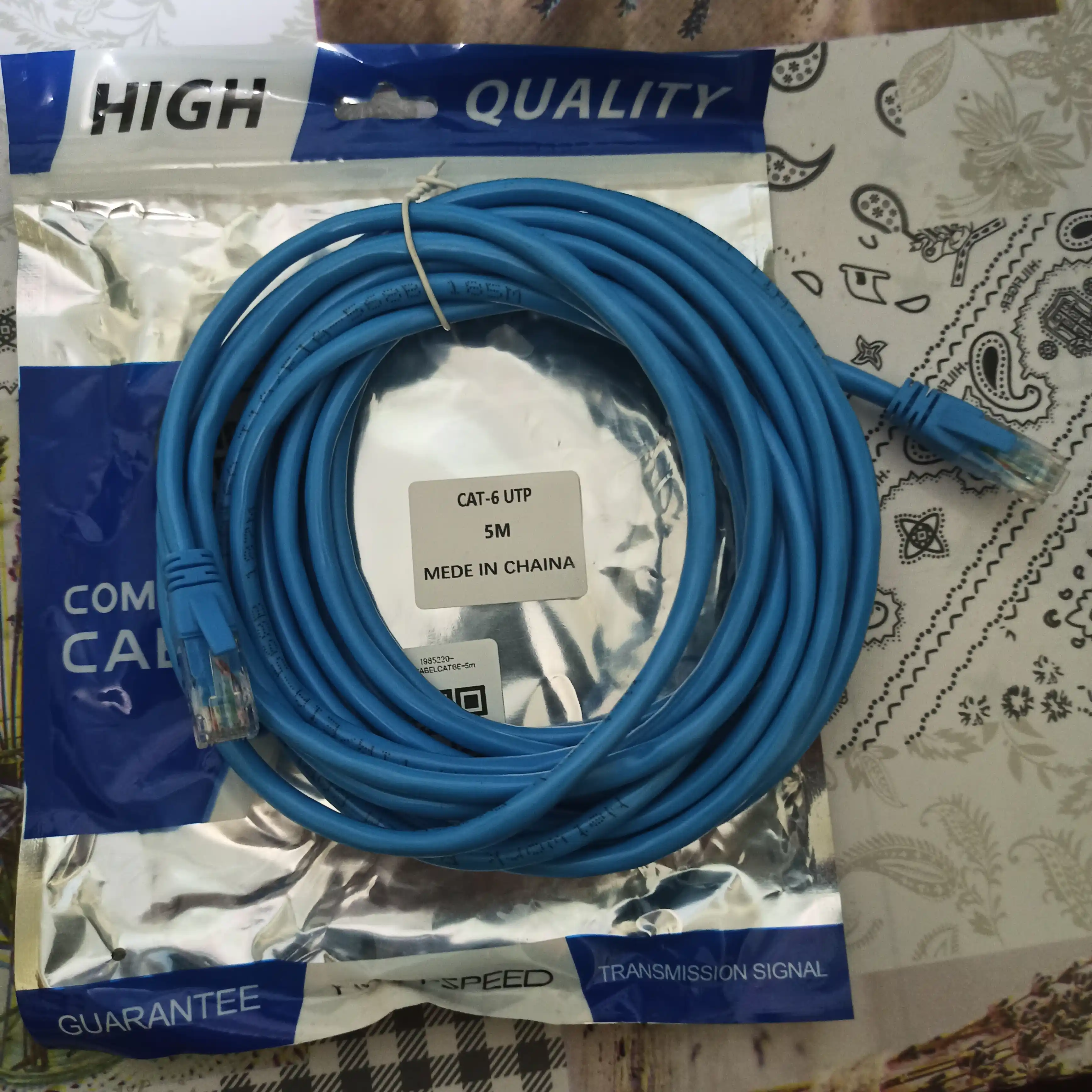LAN кабель RJ45 Cat6 Ethernet 1,5–50 м — высокоскоростной интернет-кабель