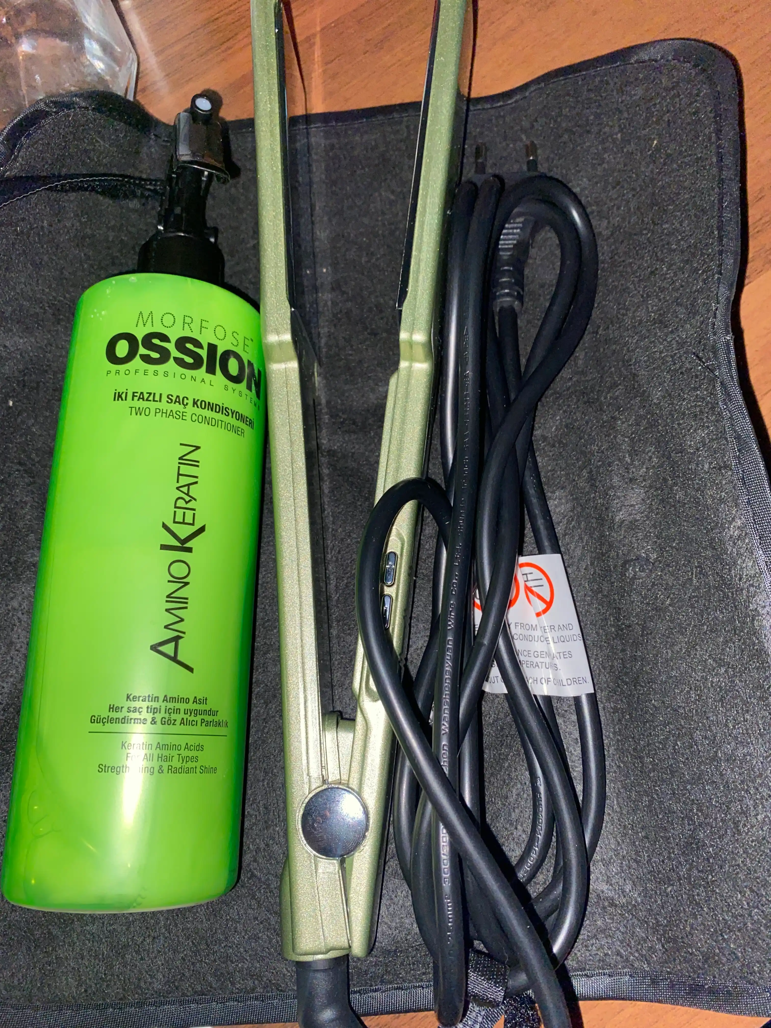 Professional dazmol, soch to‘g‘rilagich MAC Styler MC-5518A, MC-5519, LCD displeyli