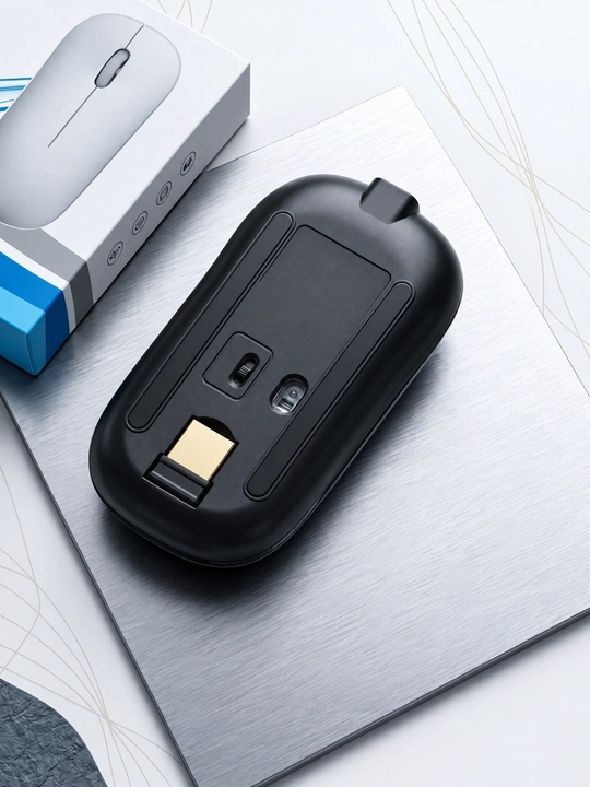 Kompyuter uchun sichqoncha, simsiz, shovqinsiz, Bluetooth, RGB yoritilgan