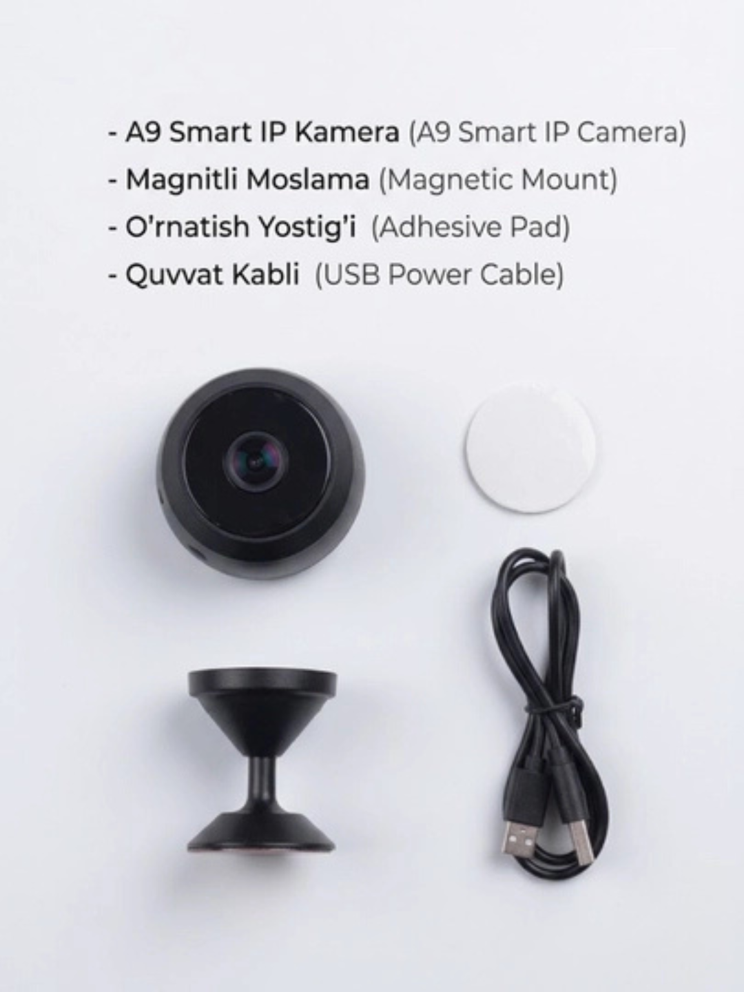 Мини IP-камера A9 — компактная камера для удобного видеонаблюдения