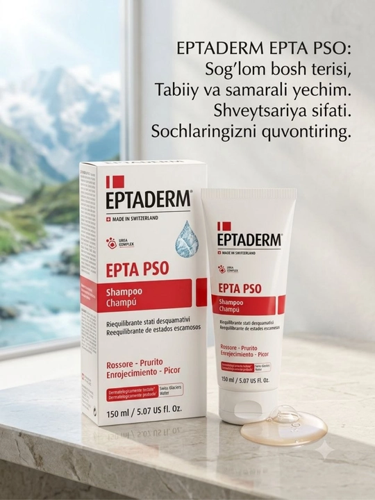 EPTADERM PSO SHAMPOO — Специальный уход за кожей головы - 